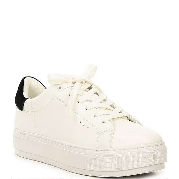 Kurt Geiger London Laney Leather Platform Sneakers Size 6.5 - Picture 2 of 16